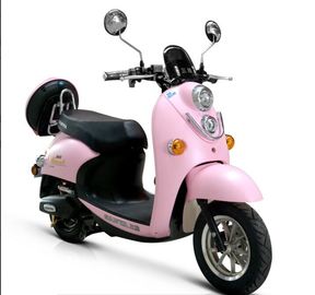 Girls Pink Electric Moped Scooter Untuk Anak-Anak, Ride Electric Pada Scooter / Moped
